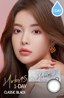 [CLOSE][HOLORIS1+1][1Day] AKMA ホロリス ワンデー クラシックブラック (AKMA HOLORIS oneday classic black) DIA 14.2mm [1箱30枚]